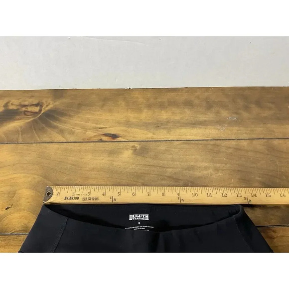 Duluth Trading Pants Womens Black ruched Knee Workout Yoga Leggings Size Small - Picture 7 of 9